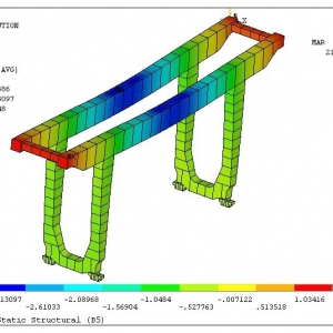 U���p�����^�Tʽ���ؙC����Ԫ���� finite element analysis of U type girder hook ga ...