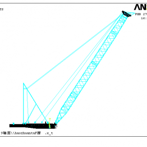 ȫ���D���ؙC����Ԫ����  finite element analysis of full slewing crane