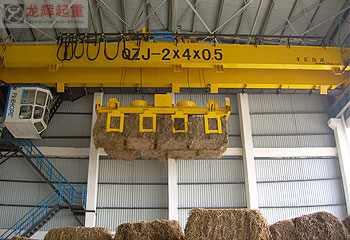 全自動秸稈垃圾發(fā)電專用抓斗起重機(jī) automatic grab crane dedicated for straw power ...